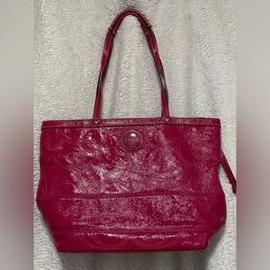 Coach Hot Pink Tote